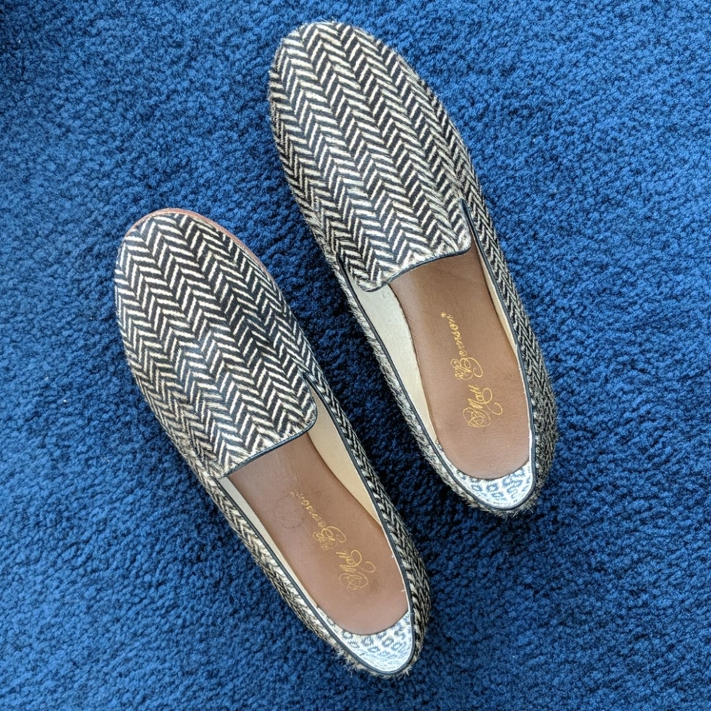 Matt Bernson loafers calf hair size 8